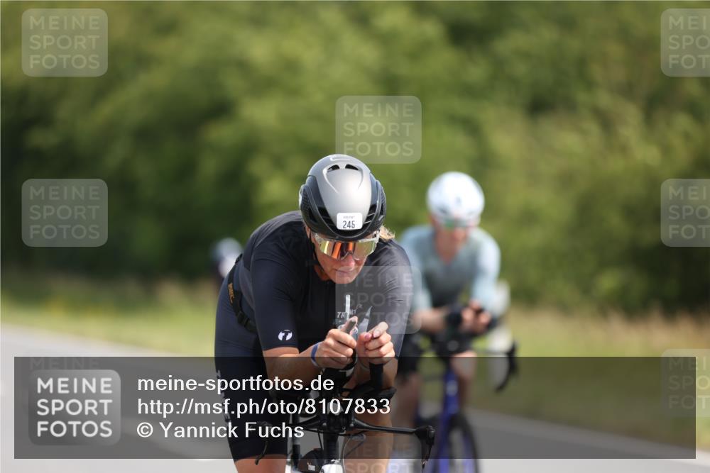 22.06.2025 - Viking Triathlon Yannick Fuchs http://msf.ph/oto/8107833 22.06.2025 11:31:40 Radfahren 245, 624 meine-sportfotos.de