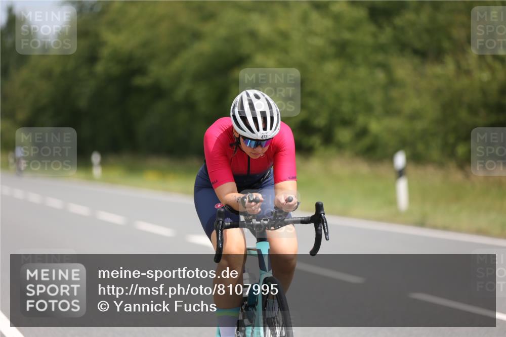 22.06.2025 - Viking Triathlon Yannick Fuchs http://msf.ph/oto/8107995 22.06.2025 12:12:52 Radfahren 78, 93, 287, 337, 473, 659 meine-sportfotos.de