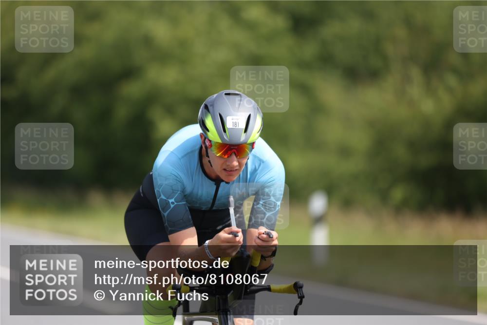 22.06.2025 - Viking Triathlon Yannick Fuchs http://msf.ph/oto/8108067 22.06.2025 11:32:12 Radfahren 181, 220, 238, 450 meine-sportfotos.de