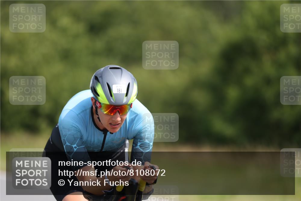 22.06.2025 - Viking Triathlon Yannick Fuchs http://msf.ph/oto/8108072 22.06.2025 11:32:12 Radfahren 181, 220, 238, 450 meine-sportfotos.de