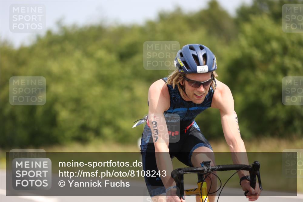 22.06.2025 - Viking Triathlon Yannick Fuchs http://msf.ph/oto/8108243 22.06.2025 12:13:01 Radfahren 78, 136, 337 meine-sportfotos.de