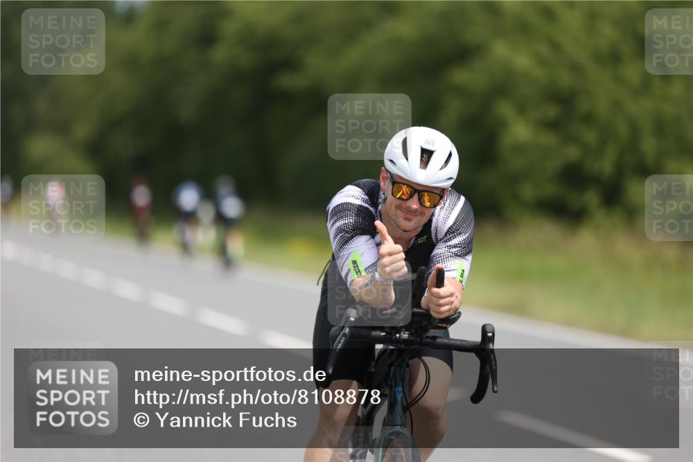 22.06.2025 - Viking Triathlon Yannick Fuchs http://msf.ph/oto/8108878 22.06.2025 12:13:47 Radfahren 190, 269, 482 meine-sportfotos.de