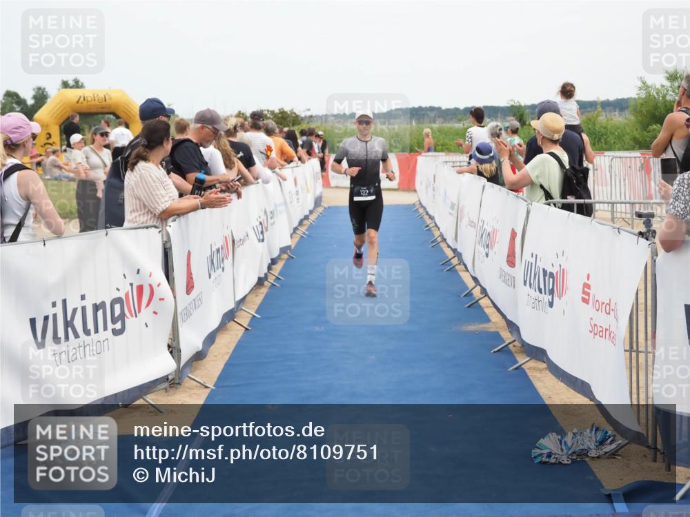 22.06.2025 - Viking Triathlon MichiJ http://msf.ph/oto/8109751 22.06.2025 15:01:17 Ziel 132 meine-sportfotos.de