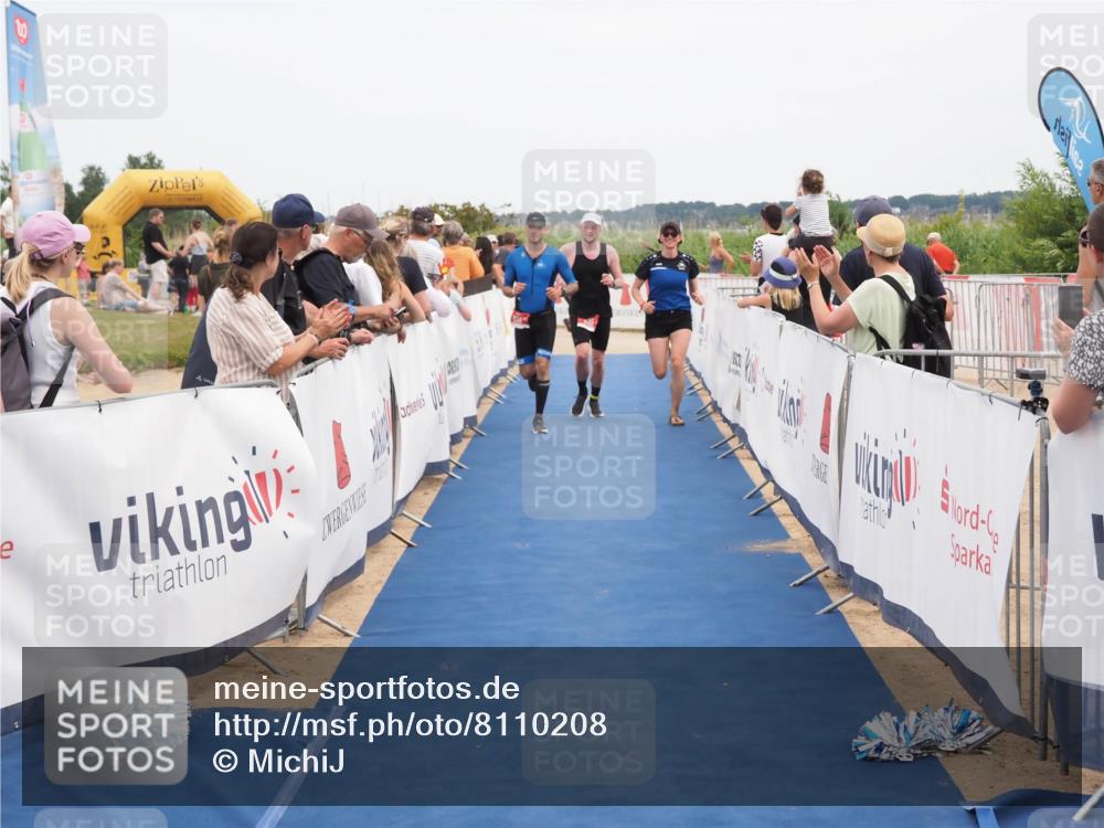 22.06.2025 - Viking Triathlon MichiJ http://msf.ph/oto/8110208 22.06.2025 15:01:26 Ziel 635 meine-sportfotos.de