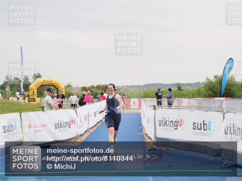 22.06.2025 - Viking Triathlon MichiJ http://msf.ph/oto/8110344 22.06.2025 16:39:19 Ziel 140, 156 meine-sportfotos.de