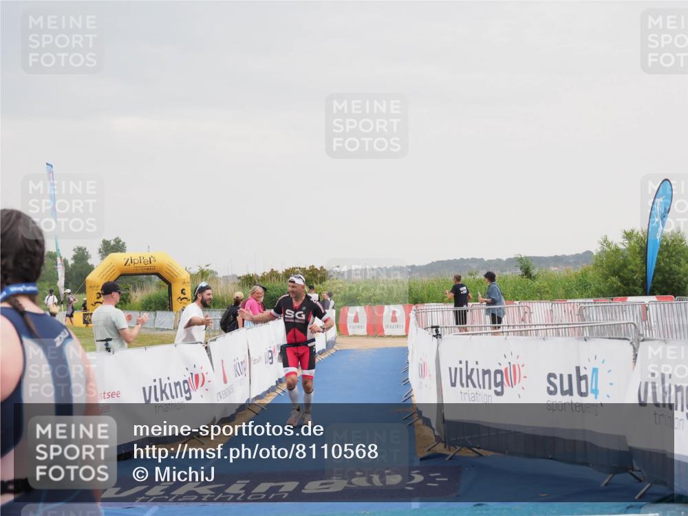 22.06.2025 - Viking Triathlon MichiJ http://msf.ph/oto/8110568 22.06.2025 16:39:24 Ziel 156 meine-sportfotos.de