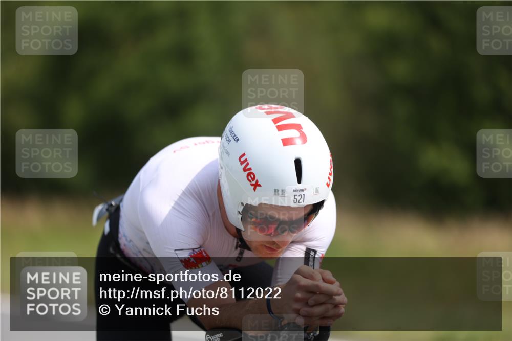 22.06.2025 - Viking Triathlon Yannick Fuchs http://msf.ph/oto/8112022 22.06.2025 11:36:43 Radfahren 443, 521 meine-sportfotos.de