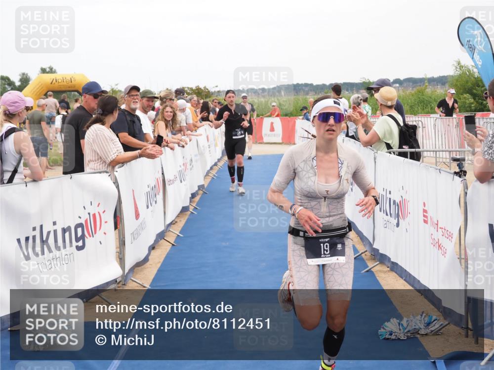 22.06.2025 - Viking Triathlon MichiJ http://msf.ph/oto/8112451 22.06.2025 15:03:16 Ziel 19, 38, 536 meine-sportfotos.de