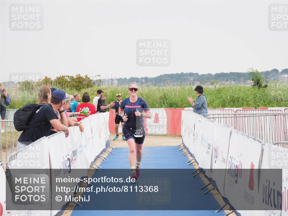 22.06.2025 - Viking Triathlon MichiJ http://msf.ph/oto/8113368 22.06.2025 16:44:48 Ziel 470 meine-sportfotos.de