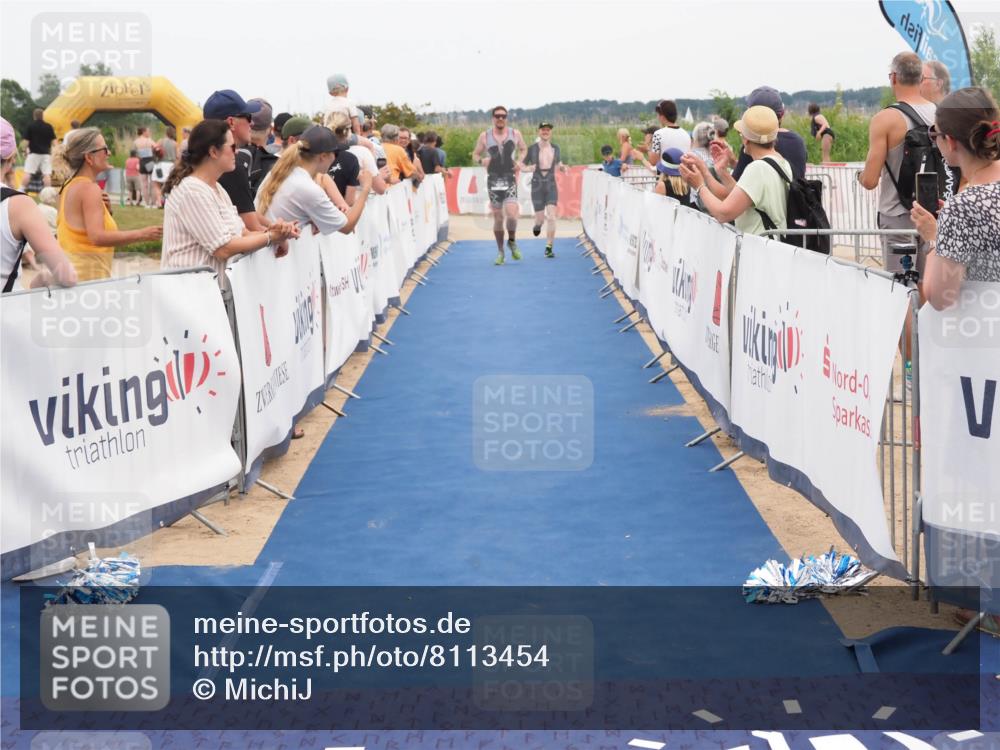 22.06.2025 - Viking Triathlon MichiJ http://msf.ph/oto/8113454 22.06.2025 15:04:23 Ziel 255, 550 meine-sportfotos.de
