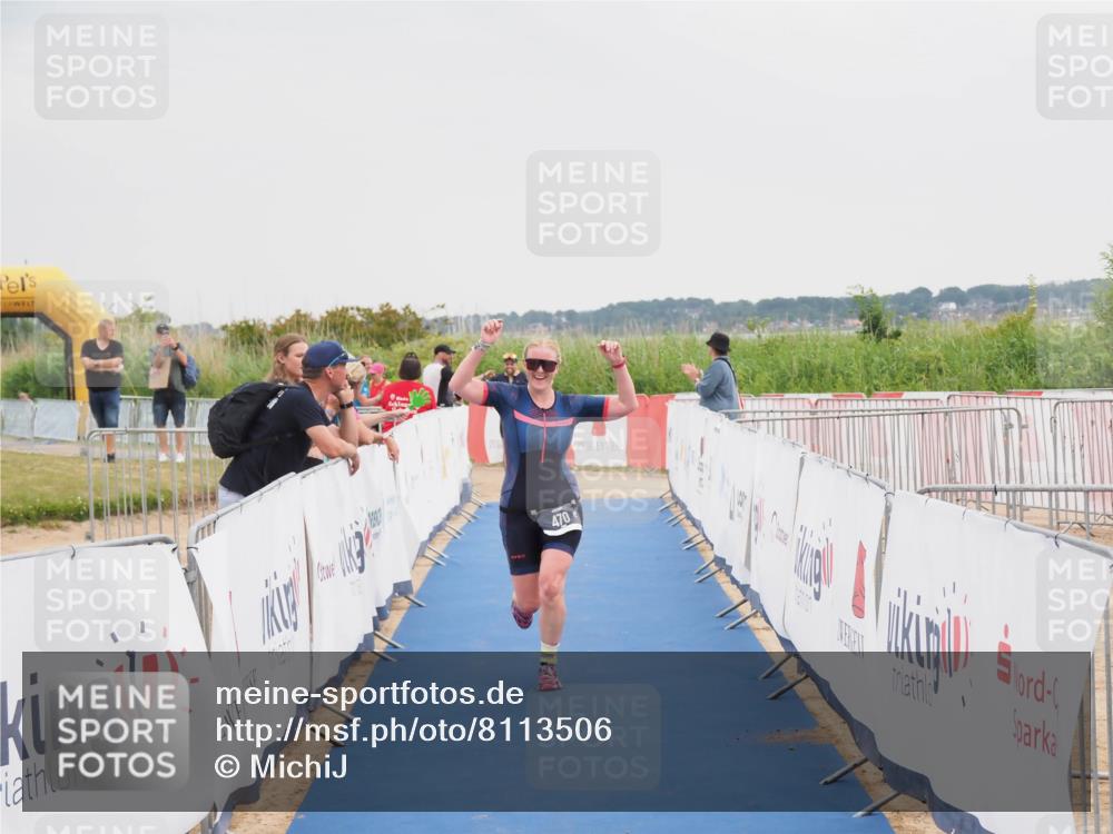 22.06.2025 - Viking Triathlon MichiJ http://msf.ph/oto/8113506 22.06.2025 16:44:49 Ziel 470 meine-sportfotos.de