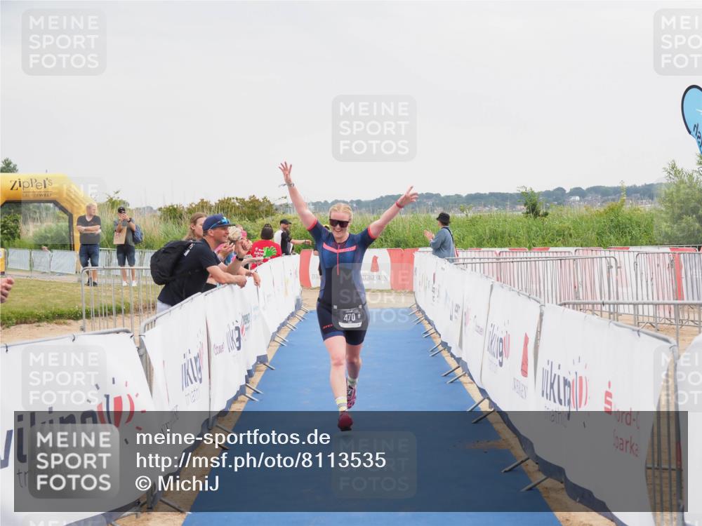 22.06.2025 - Viking Triathlon MichiJ http://msf.ph/oto/8113535 22.06.2025 16:44:50 Ziel 470 meine-sportfotos.de