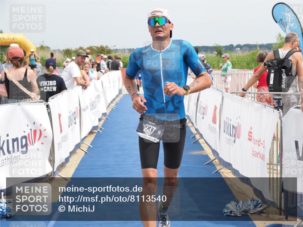 22.06.2025 - Viking Triathlon MichiJ http://msf.ph/oto/8113540 22.06.2025 14:54:19 Ziel 135, 237 meine-sportfotos.de