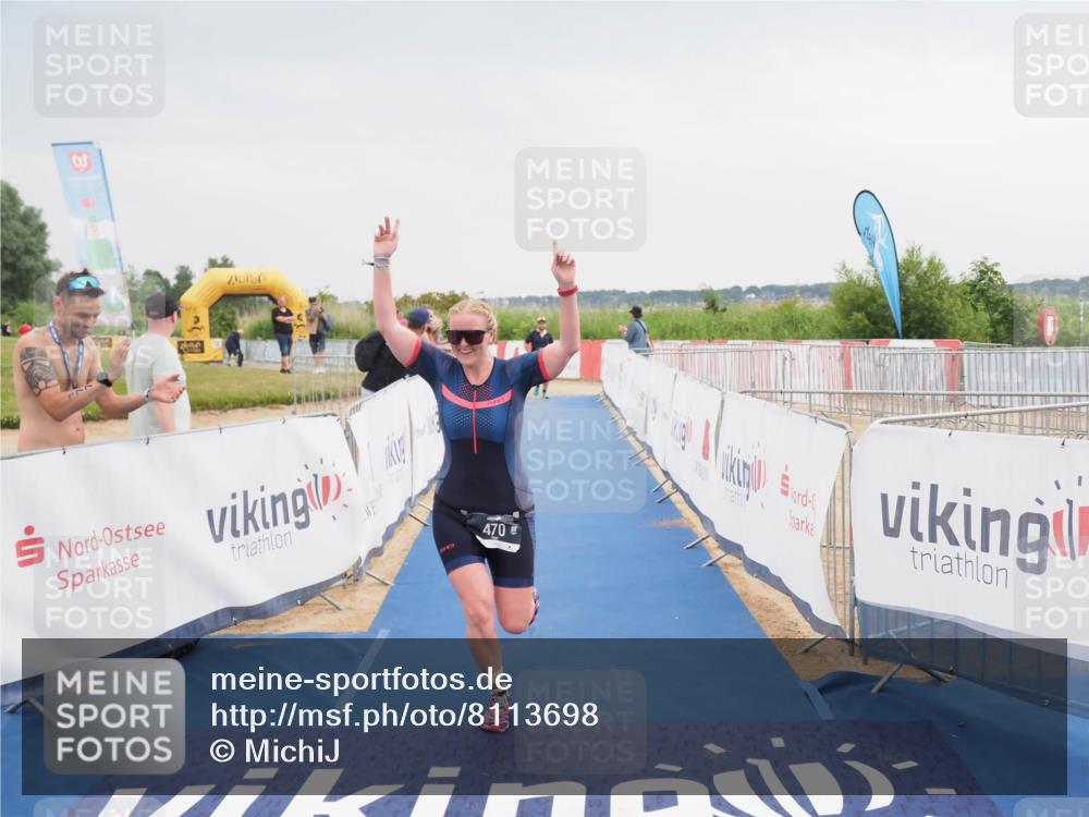 22.06.2025 - Viking Triathlon MichiJ http://msf.ph/oto/8113698 22.06.2025 16:44:51 Ziel 470 meine-sportfotos.de