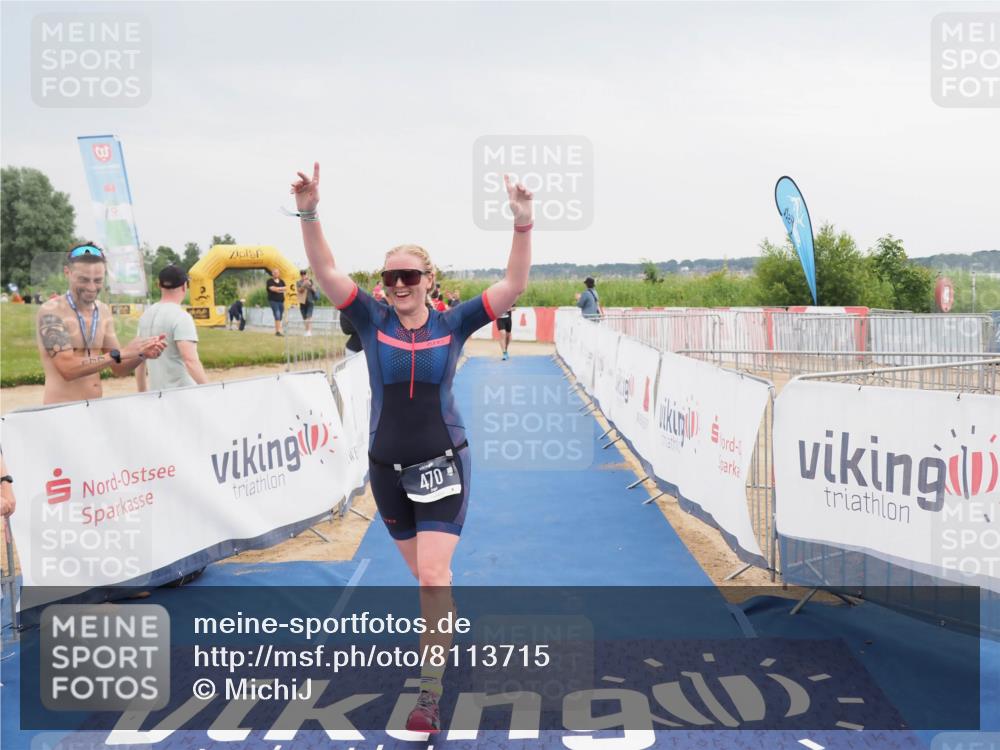 22.06.2025 - Viking Triathlon MichiJ http://msf.ph/oto/8113715 22.06.2025 16:44:52 Ziel 470 meine-sportfotos.de