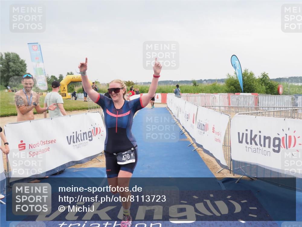 22.06.2025 - Viking Triathlon MichiJ http://msf.ph/oto/8113723 22.06.2025 16:44:52 Ziel 470 meine-sportfotos.de