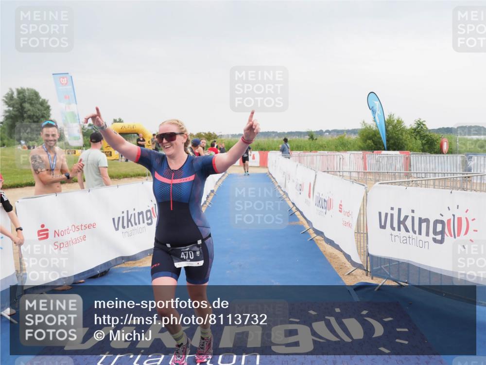 22.06.2025 - Viking Triathlon MichiJ http://msf.ph/oto/8113732 22.06.2025 16:44:52 Ziel 470 meine-sportfotos.de