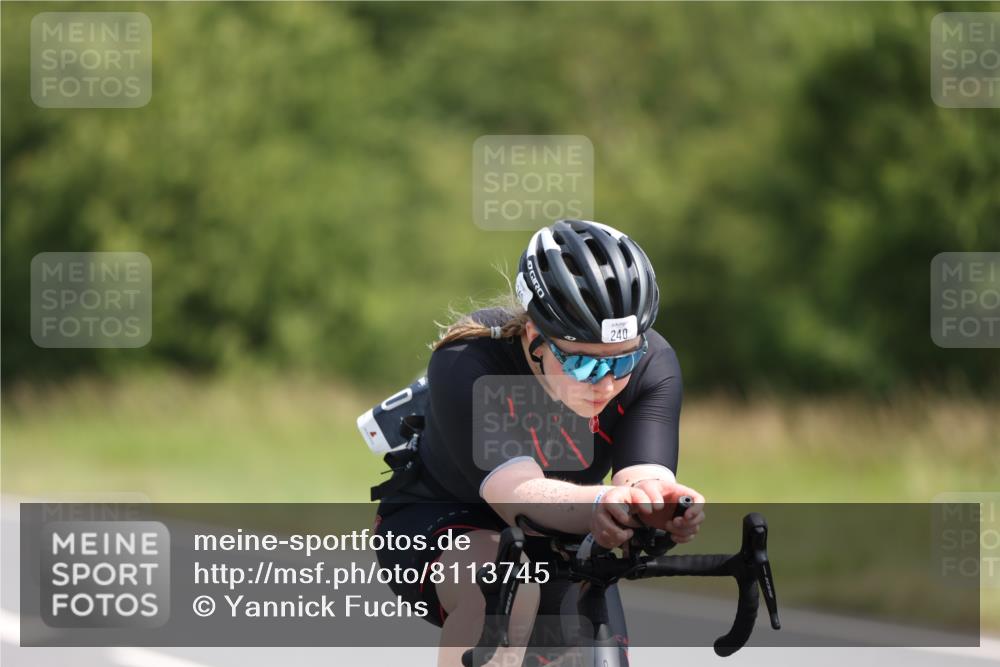 22.06.2025 - Viking Triathlon Yannick Fuchs http://msf.ph/oto/8113745 22.06.2025 11:38:48 Radfahren 137, 240, 628 meine-sportfotos.de