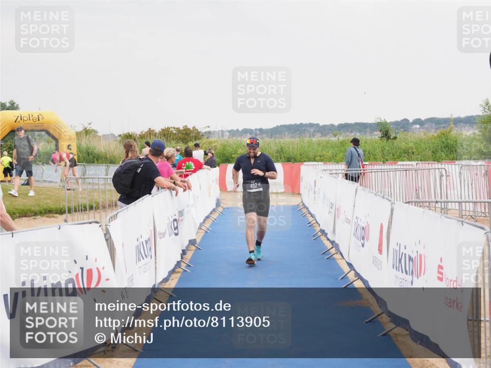 22.06.2025 - Viking Triathlon MichiJ http://msf.ph/oto/8113905 22.06.2025 16:44:56 Ziel 402 meine-sportfotos.de