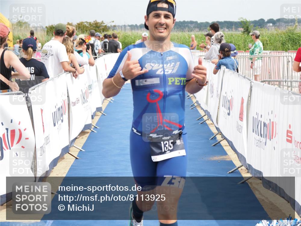 22.06.2025 - Viking Triathlon MichiJ http://msf.ph/oto/8113925 22.06.2025 14:54:25 Ziel 135, 448 meine-sportfotos.de