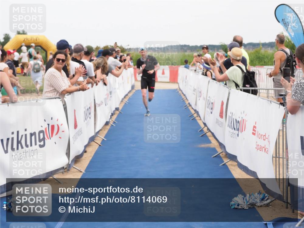 22.06.2025 - Viking Triathlon MichiJ http://msf.ph/oto/8114069 22.06.2025 15:04:51 Ziel 187, 215 meine-sportfotos.de