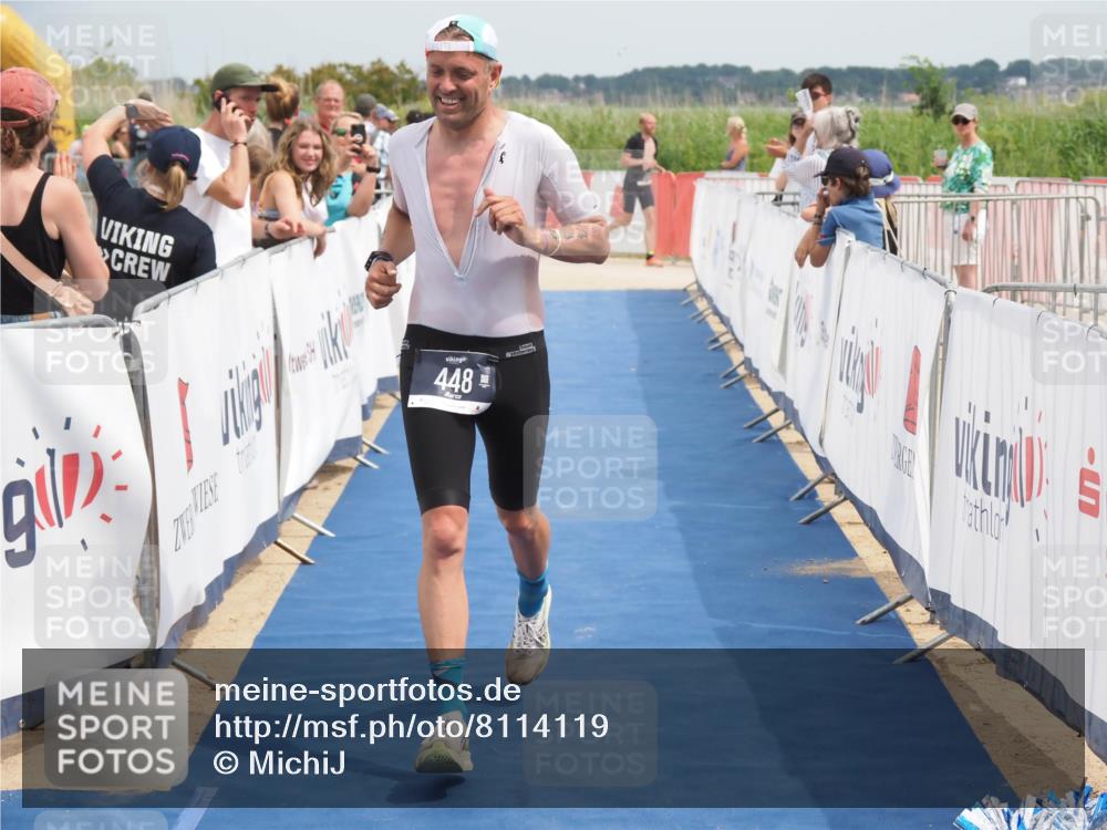 22.06.2025 - Viking Triathlon MichiJ http://msf.ph/oto/8114119 22.06.2025 14:54:29 Ziel 135, 448 meine-sportfotos.de