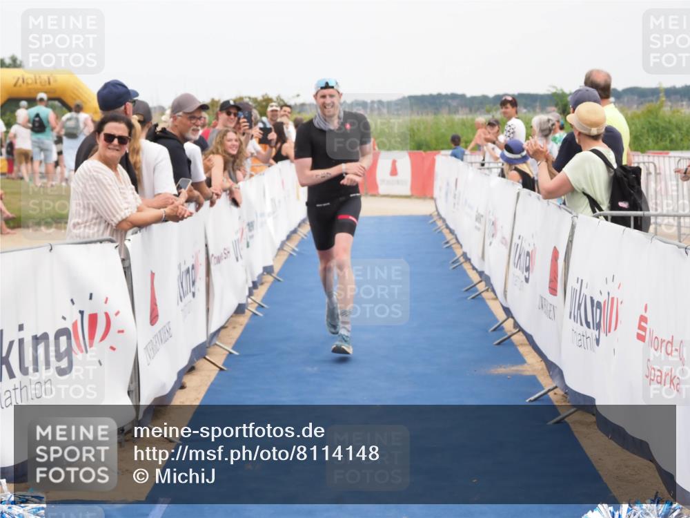 22.06.2025 - Viking Triathlon MichiJ http://msf.ph/oto/8114148 22.06.2025 15:04:52 Ziel 187, 215 meine-sportfotos.de