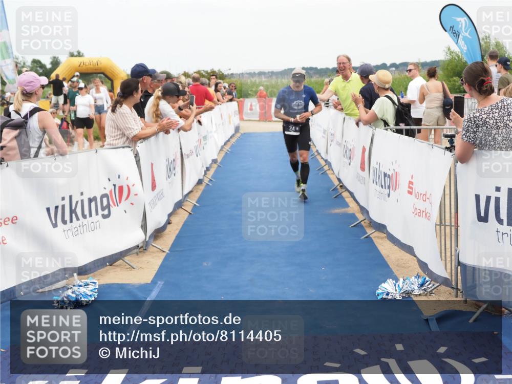 22.06.2025 - Viking Triathlon MichiJ http://msf.ph/oto/8114405 22.06.2025 15:05:12 Ziel 214 meine-sportfotos.de