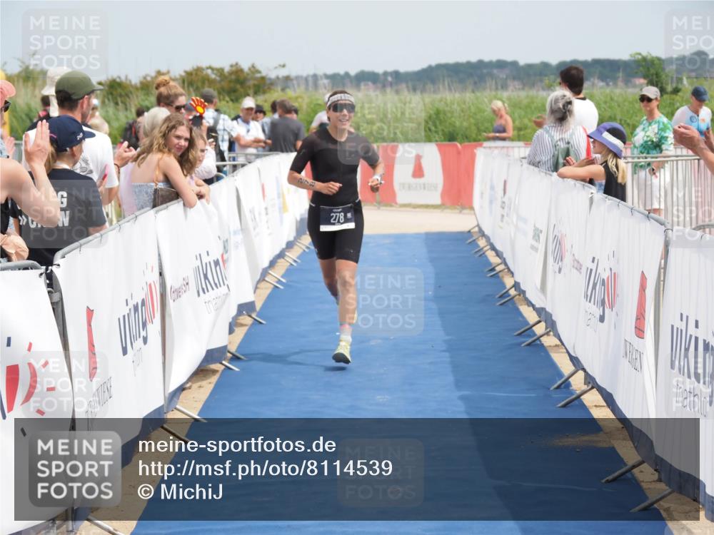 22.06.2025 - Viking Triathlon MichiJ http://msf.ph/oto/8114539 22.06.2025 14:55:08 Ziel 209, 278 meine-sportfotos.de