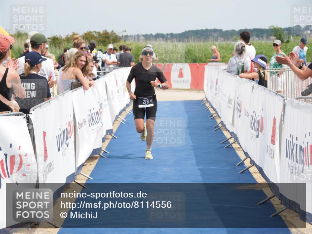 22.06.2025 - Viking Triathlon MichiJ http://msf.ph/oto/8114556 22.06.2025 14:55:09 Ziel 209, 278 meine-sportfotos.de