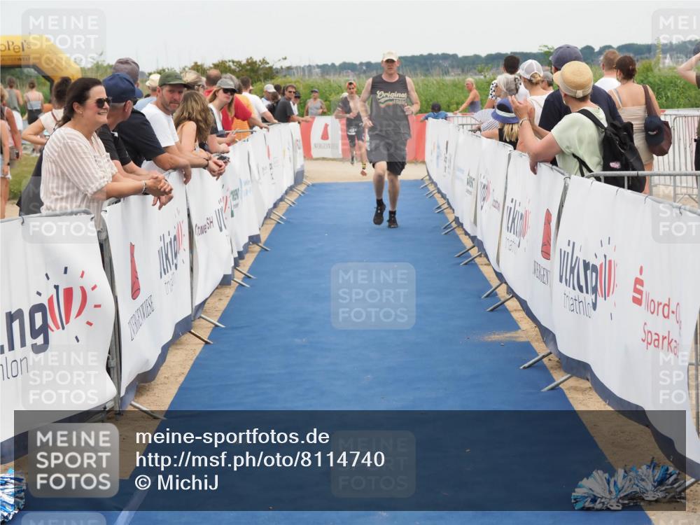22.06.2025 - Viking Triathlon MichiJ http://msf.ph/oto/8114740 22.06.2025 15:05:25 Ziel 443 meine-sportfotos.de