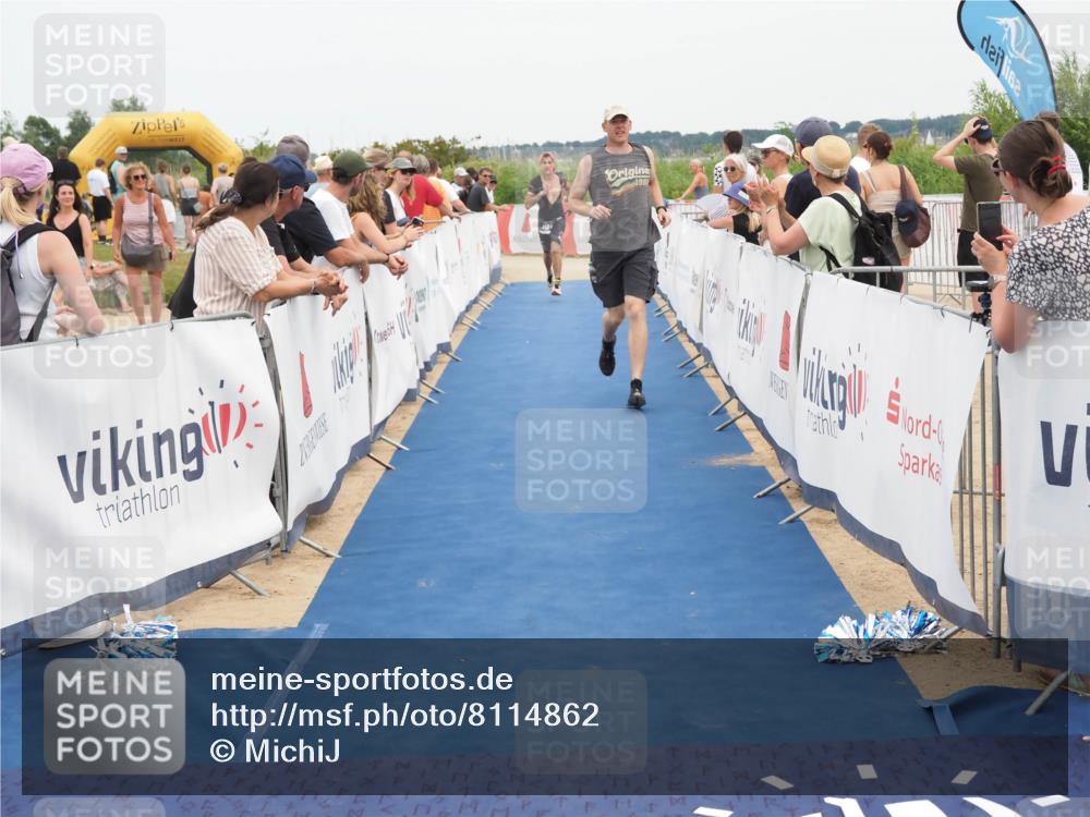 22.06.2025 - Viking Triathlon MichiJ http://msf.ph/oto/8114862 22.06.2025 15:05:27 Ziel 443 meine-sportfotos.de