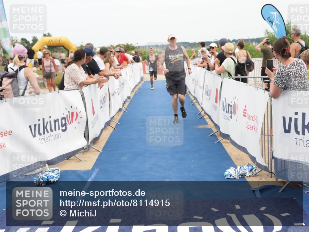 22.06.2025 - Viking Triathlon MichiJ http://msf.ph/oto/8114915 22.06.2025 15:05:27 Ziel 443 meine-sportfotos.de