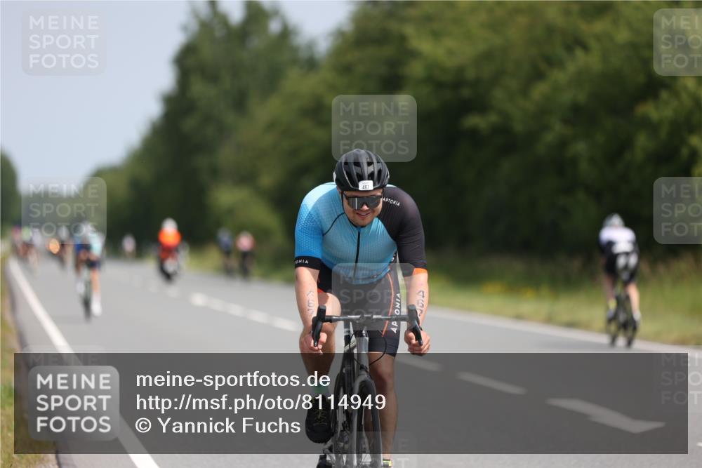 22.06.2025 - Viking Triathlon Yannick Fuchs http://msf.ph/oto/8114949 22.06.2025 11:39:50 Radfahren 19, 38, 113, 123, 127, 377, 388, 395, 407, 467, 550, 554, 650 meine-sportfotos.de