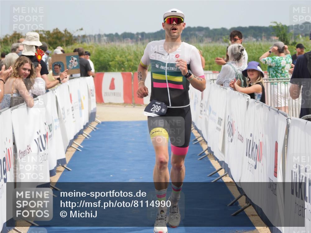 22.06.2025 - Viking Triathlon MichiJ http://msf.ph/oto/8114990 22.06.2025 14:55:13 Ziel 209, 278 meine-sportfotos.de