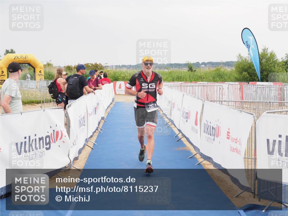 22.06.2025 - Viking Triathlon MichiJ http://msf.ph/oto/8115237 22.06.2025 16:46:39 Ziel 292 meine-sportfotos.de