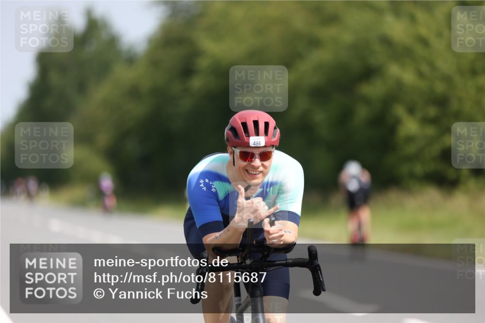 22.06.2025 - Viking Triathlon Yannick Fuchs http://msf.ph/oto/8115687 22.06.2025 11:40:17 Radfahren 36, 135, 200, 439, 496 meine-sportfotos.de