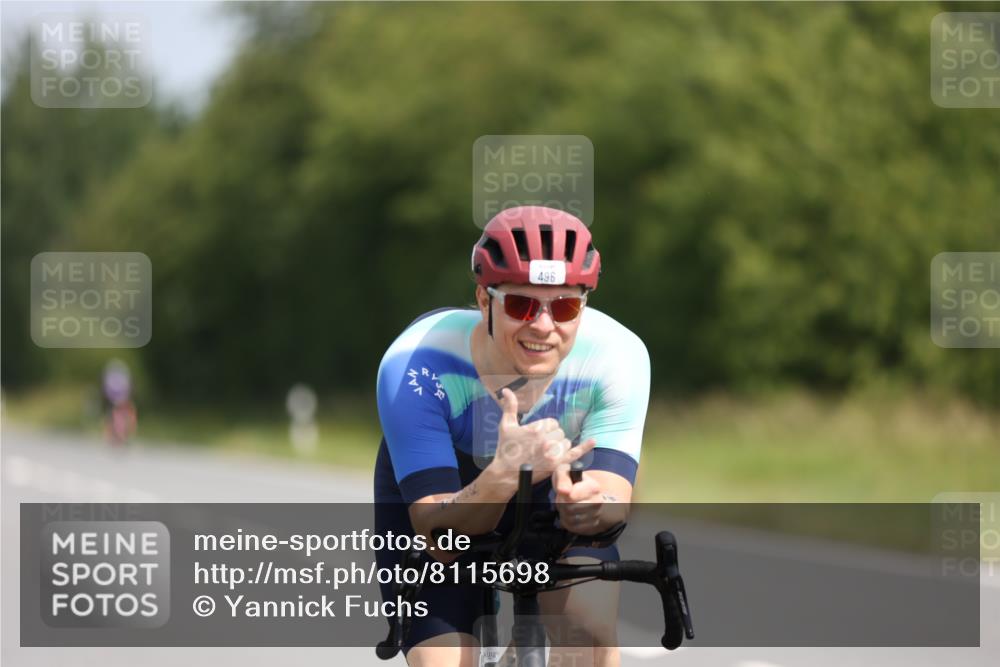 22.06.2025 - Viking Triathlon Yannick Fuchs http://msf.ph/oto/8115698 22.06.2025 11:40:17 Radfahren 36, 135, 200, 439, 496 meine-sportfotos.de
