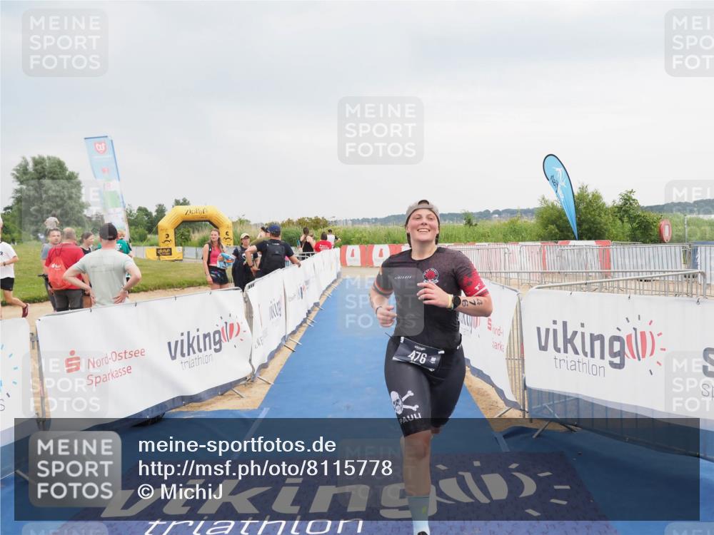 22.06.2025 - Viking Triathlon MichiJ http://msf.ph/oto/8115778 22.06.2025 16:47:56 Ziel 476 meine-sportfotos.de
