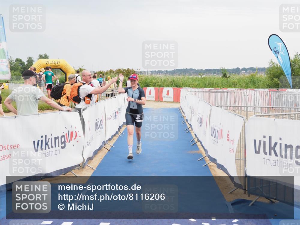 22.06.2025 - Viking Triathlon MichiJ http://msf.ph/oto/8116206 22.06.2025 16:49:59 Ziel 477, 499 meine-sportfotos.de