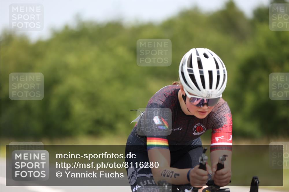 22.06.2025 - Viking Triathlon Yannick Fuchs http://msf.ph/oto/8116280 22.06.2025 12:19:20 Radfahren 124, 154, 207, 251, 336 meine-sportfotos.de