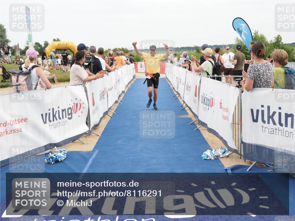 22.06.2025 - Viking Triathlon MichiJ http://msf.ph/oto/8116291 22.06.2025 15:06:36 Ziel  meine-sportfotos.de