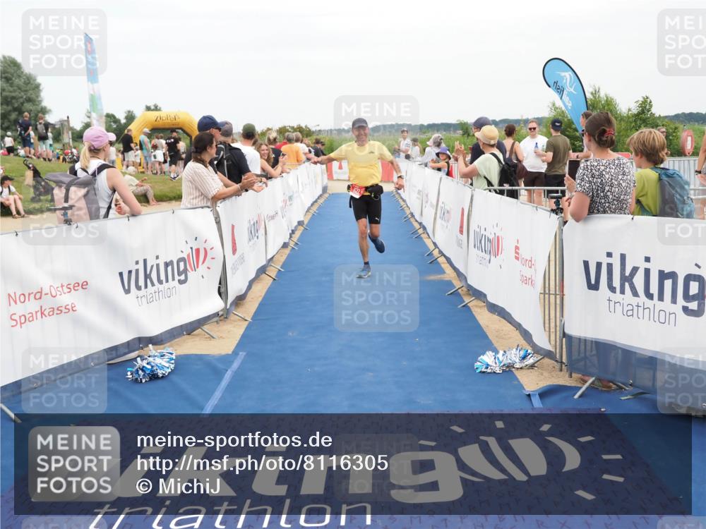 22.06.2025 - Viking Triathlon MichiJ http://msf.ph/oto/8116305 22.06.2025 15:06:37 Ziel  meine-sportfotos.de
