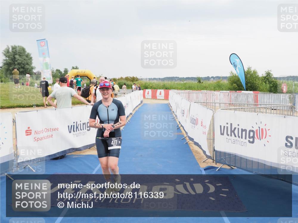 22.06.2025 - Viking Triathlon MichiJ http://msf.ph/oto/8116339 22.06.2025 16:50:01 Ziel 477 meine-sportfotos.de