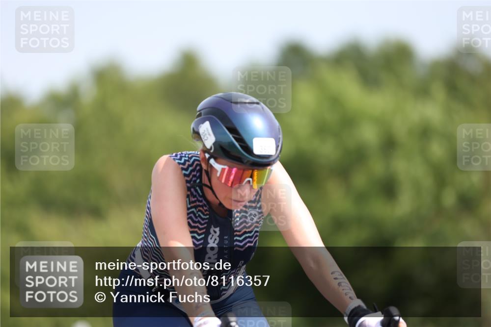 22.06.2025 - Viking Triathlon Yannick Fuchs http://msf.ph/oto/8116357 22.06.2025 11:41:04 Radfahren 84, 100, 101, 362 meine-sportfotos.de