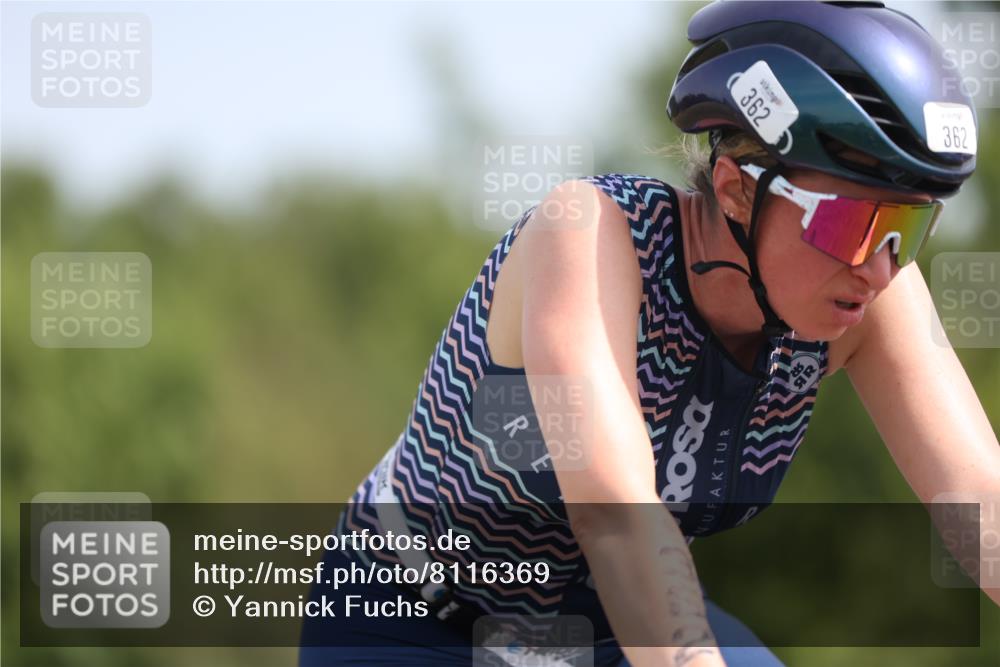 22.06.2025 - Viking Triathlon Yannick Fuchs http://msf.ph/oto/8116369 22.06.2025 11:41:04 Radfahren 84, 100, 101, 362 meine-sportfotos.de