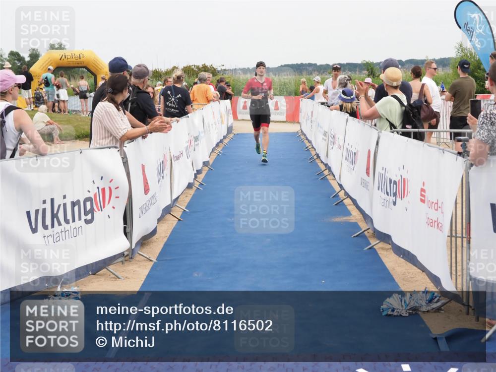 22.06.2025 - Viking Triathlon MichiJ http://msf.ph/oto/8116502 22.06.2025 15:06:56 Ziel 429 meine-sportfotos.de