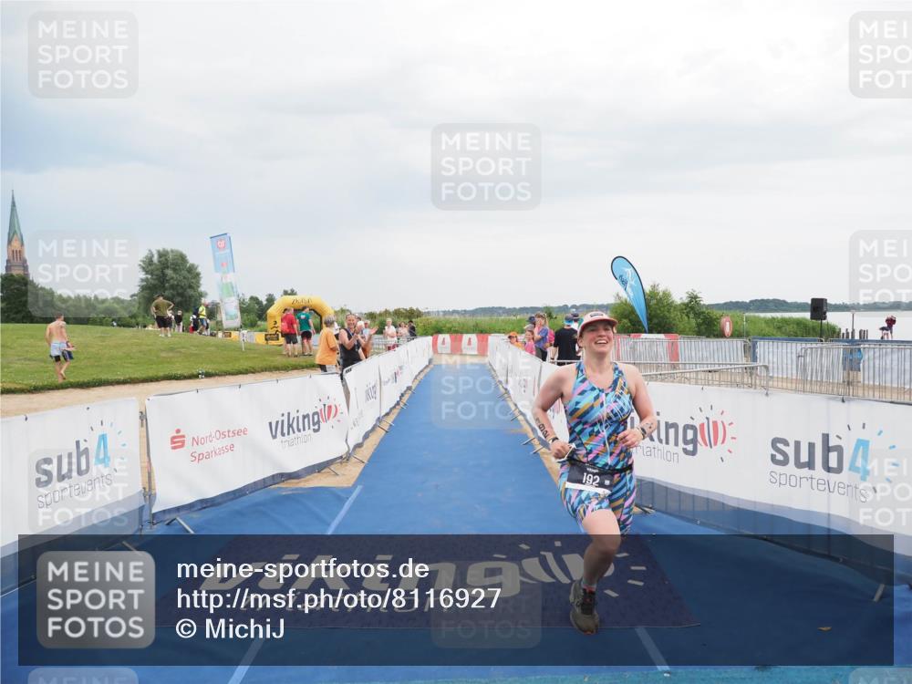 22.06.2025 - Viking Triathlon MichiJ http://msf.ph/oto/8116927 22.06.2025 16:51:57 Ziel 192 meine-sportfotos.de