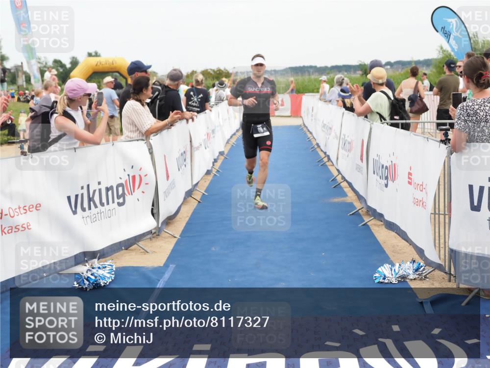 22.06.2025 - Viking Triathlon MichiJ http://msf.ph/oto/8117327 22.06.2025 15:07:25 Ziel 80 meine-sportfotos.de