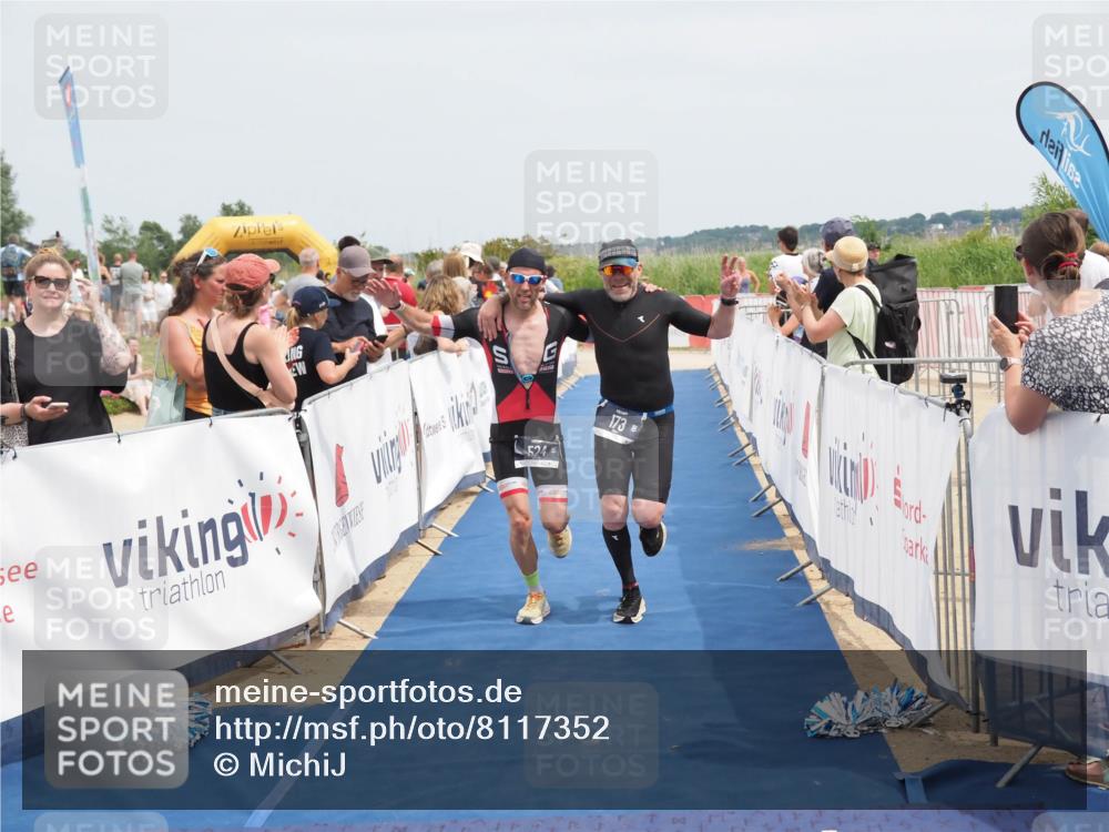 22.06.2025 - Viking Triathlon MichiJ http://msf.ph/oto/8117352 22.06.2025 14:56:31 Ziel 88, 173, 524 meine-sportfotos.de